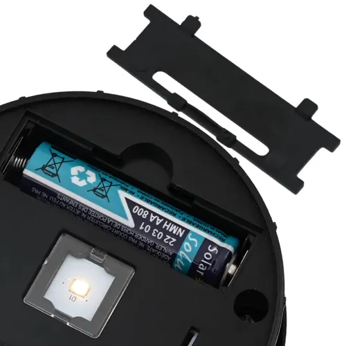 Solarna LED svjetlost za stazu 2 kom. Topla bijela - 18 x 18 x 50 cm Crna Uzorak kruga Cijena