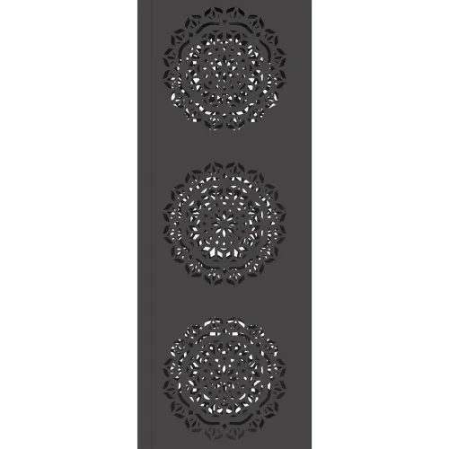Solarna LED svjetlost za stazu 2 kom. Topla bijela - 18 x 18 x 50 cm Crna Uzorak kruga Cijena
