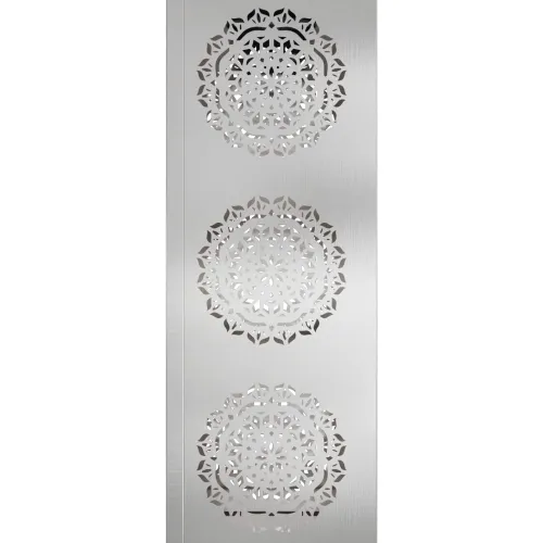 Solarna LED svjetlost za stazu 2 kom. Topla bijela - 18 x 18 x 50 cm Nehrđajući čelik Uzorak kruga Cijena