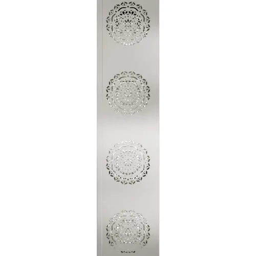 Solarna LED svjetlost za stazu 2 kom. Topla bijela - 18 x 18 x 80 cm Nehrđajući čelik Uzorak kruga Cijena