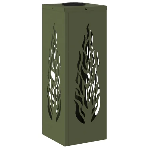 Solarna LED svjetlost za stazu 2 kom. Topla bijela - 18 x 18 x 50 cm Maslinovo zelena Uzorak plamena Cijena