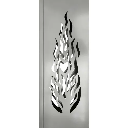 Solarna LED svjetlost za stazu 2 kom. Topla bijela - 18 x 18 x 50 cm Galvanizirani čelik Uzorak plamena Cijena