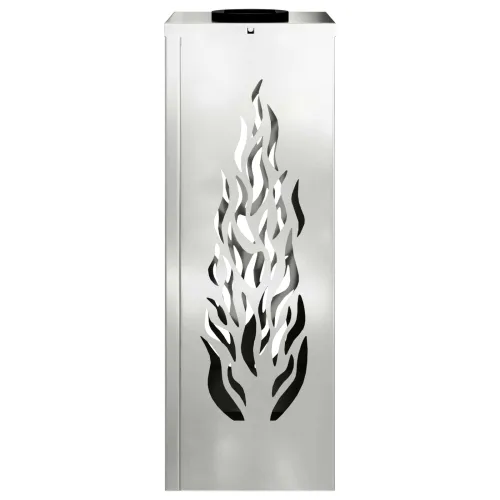 Solarna LED svjetlost za stazu 2 kom. Topla bijela - 18 x 18 x 50 cm Galvanizirani čelik Uzorak plamena Cijena