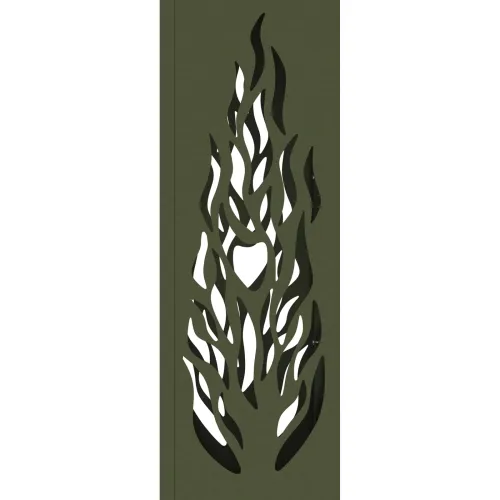 Solarna LED svjetlost za stazu 2 kom. Topla bijela - 18 x 18 x 80 cm Maslinovo zelena Uzorak plamena Cijena