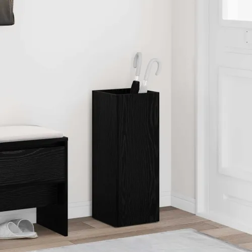 Stalak za kišobran s pohranom Crni hrast 25 x 24,5 x 64 cm - Crni hrast Cijena