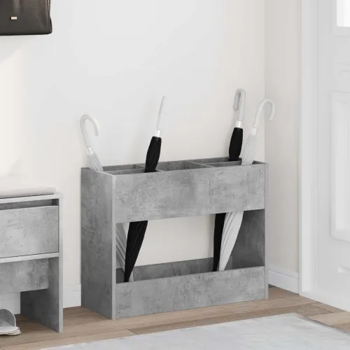 Stalak za kišobran s pohranom Betonski sivi 65 x 24 x 50 cm - Beton siva Cijena