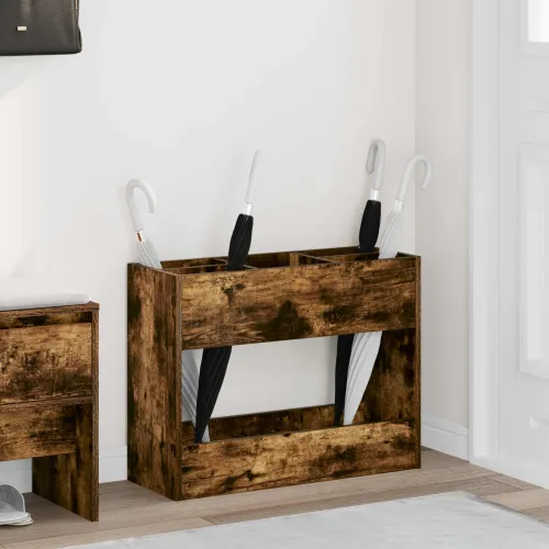 Stalak za kišobran s pohranom Dimljeni hrast 65 x 24 x 50 cm - Dimljeni hrast Cijena