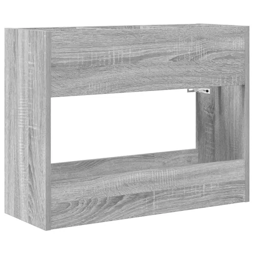 Stalak za kišobran s pohranom Siva Sonoma 65 x 24 x 50 cm - Sivi hrast sonoma Cijena