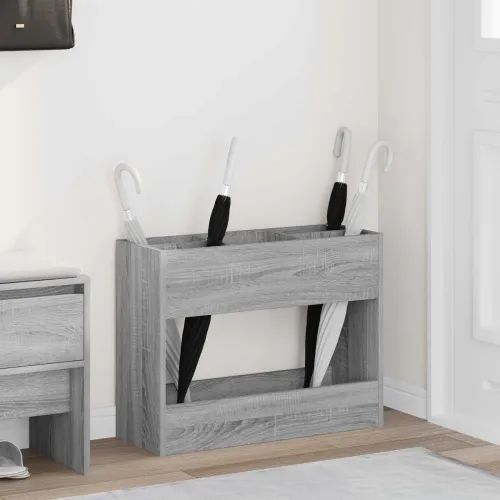 Stalak za kišobran s pohranom Siva Sonoma 65 x 24 x 50 cm - Sivi hrast sonoma Cijena
