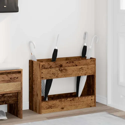 Stalak za kišobran Staro drvo 65 x 24 x 50 cm Konstruirano drvo - Staro drvo Cijena