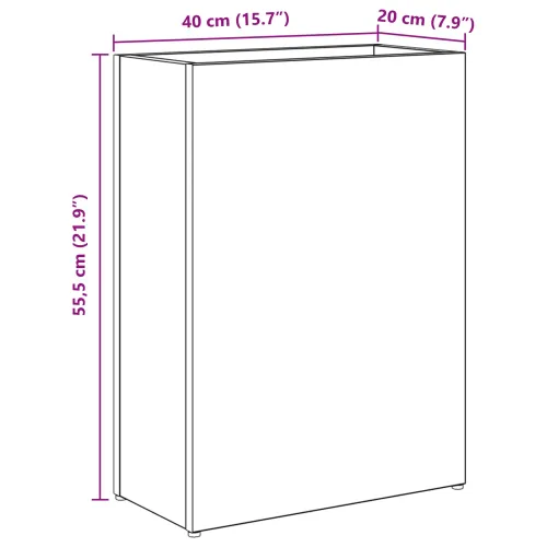 Stalak za kišobran s pohranom Dimljeni hrast 40 x 20 x 55,5 cm - Dimljeni hrast 40 x 20 x 55,5 cm Cijena