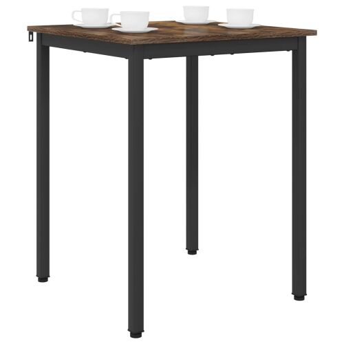 Blagovaonski stolovi 60 x 60 x 75 cm Konstruirano drvo - Dimljeni hrast 60 x 60 x 75 cm Cijena
