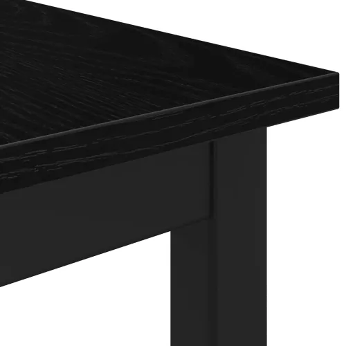 Blagovaonski stolovi 80 x 80 x 75 cm Konstruirano drvo - Crni hrast 80 x 80 x 75 cm Cijena