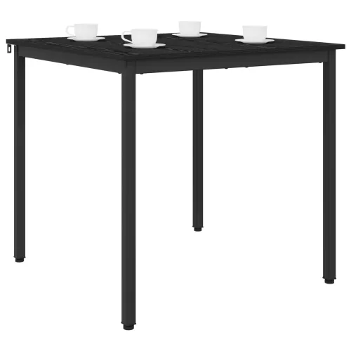 Blagovaonski stolovi 80 x 80 x 75 cm Konstruirano drvo - Crni hrast 80 x 80 x 75 cm Cijena