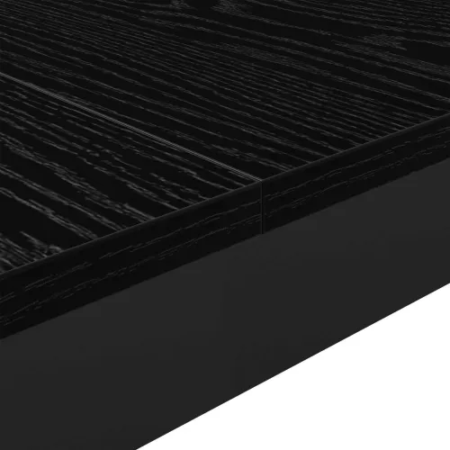 Blagovaonski stolovi 180 x 90 x 75 cm Konstruirano drvo - Crni hrast 180 x 90 x 75 cm Cijena