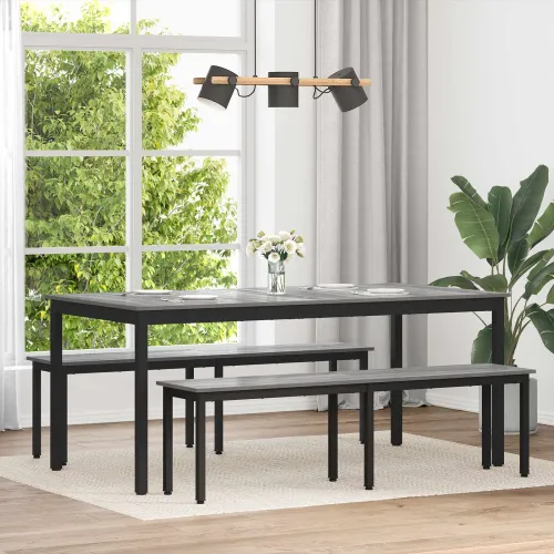 Blagovaonski stolovi 180 x 90 x 75 cm Konstruirano drvo - Sivi hrast sonoma 180 x 90 x 75 cm Cijena