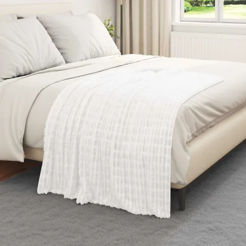 Pokrivač Bijelo 150 x 130 cm 0.5 kg Runo - Bijelo 1 130 x 150 cm Cijena