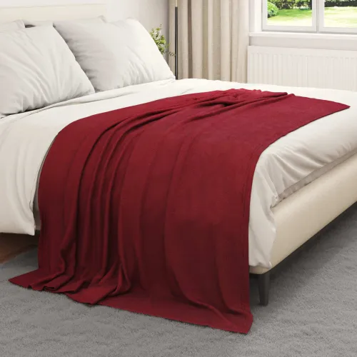 Dekica Bordeaux Crvena 200 x 150 cm 0.45 kg Runo - Bordo crvena 150 x 200 cm 1 Cijena