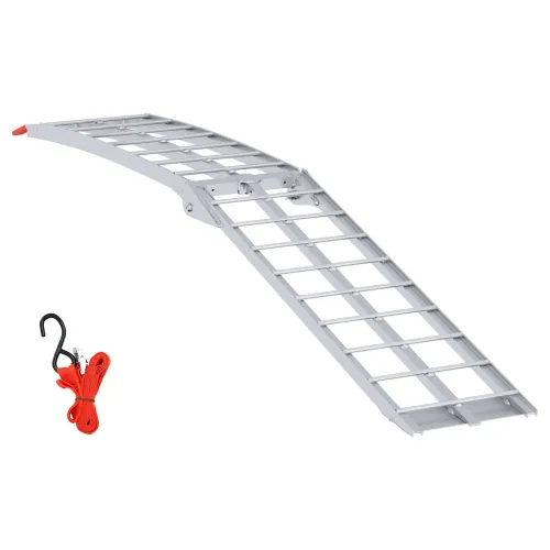 Ramp za motocikle Srebrna 340 kg po komadu Aluminij Cijena