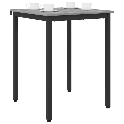 Blagovaonski stolovi 60 x 60 x 75 cm Konstruirano drvo - Sivi hrast sonoma 60 x 60 x 75 cm Cijena