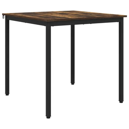 Blagovaonski stolovi 80 x 80 x 75 cm Konstruirano drvo - Dimljeni hrast 80 x 80 x 75 cm Cijena