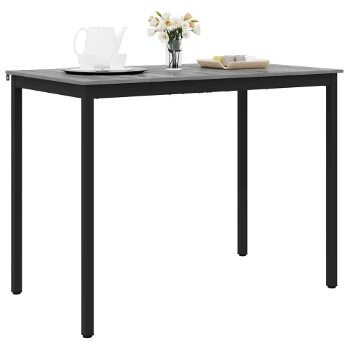 Stol za stajanje Konstruirano drvo Pravokutni - Sivi hrast sonoma 140 x 80 x 105 cm Cijena