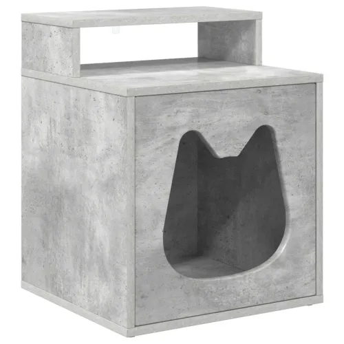 Mačja Kuća Beton 42,5 x 40 x 53,5 cm Konstruirano drvo - Betonska siva Cijena