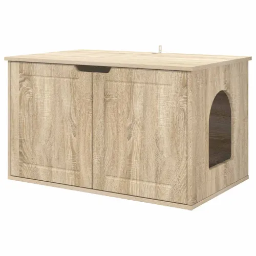 Mačja Kuća Sonoma 85 x 55 x 50,5 cm Konstruirano drvo - sonoma hrast Cijena