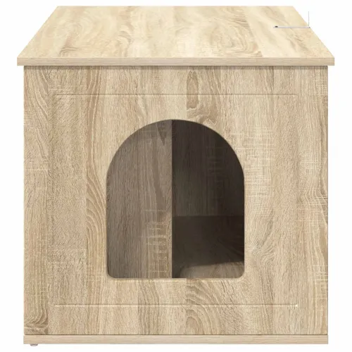 Mačja Kuća Sonoma 85 x 55 x 50,5 cm Konstruirano drvo - sonoma hrast Cijena