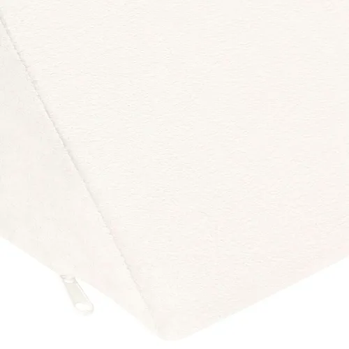 Jastučić za noge 68 x 25 x 21,5 cm Čvrst PU pjena Bijela - Bijela Cijena