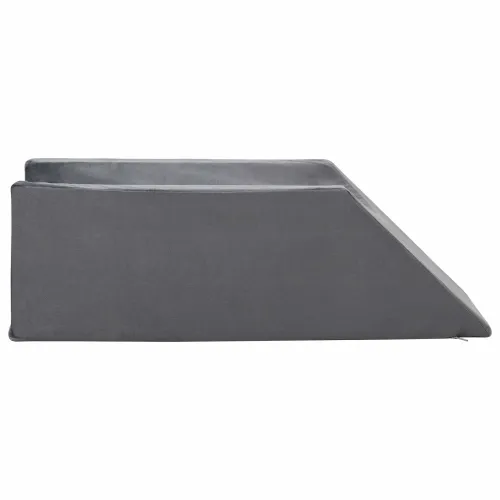 Jastučić za noge 68 x 25 x 21,5 cm Čvrst PU pjena Siva - Siva Cijena