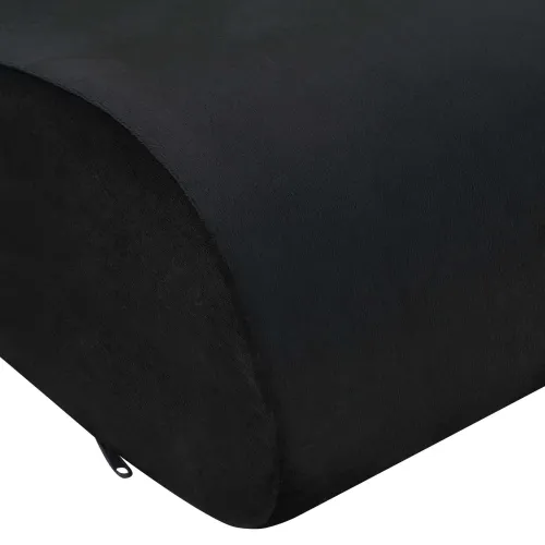 Jastuk za sjedalo Jednobojno Crna 40 x 40 x 13 cm PU pjena - Crna Cijena