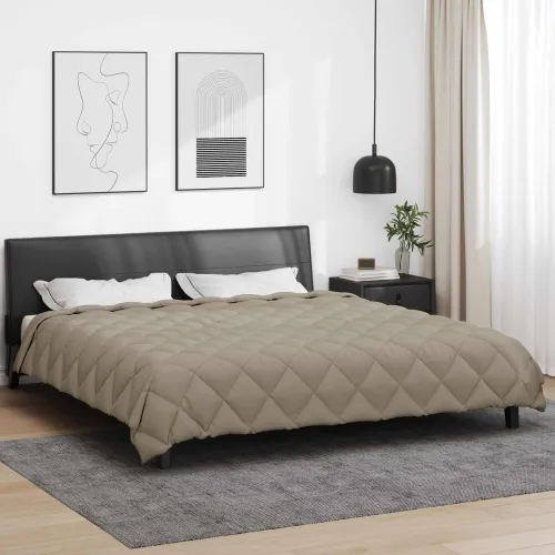 Zimska pokrivača 220 x 240 cm 450 gsm Svjetlosiva - Svjetlosiva 220 x 240 cm Cijena