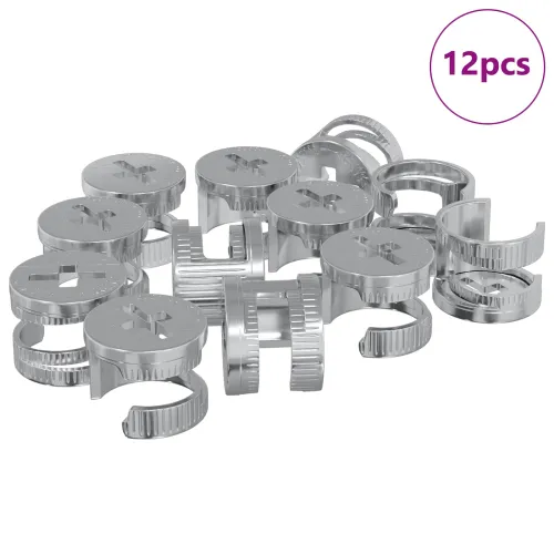 Matične zakovice 12 kom. Srebrno 12 x 10 mm Metal - 12 x 10 mm 12 kom Cijena