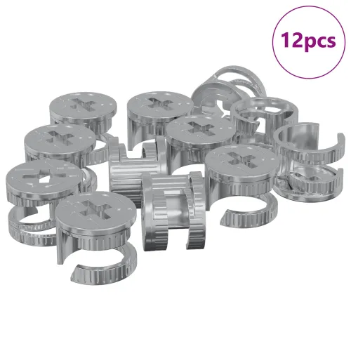 Matične zakovice 12 kom. Srebrno 15 x 11,5 mm Metal - 15 x 11,5 mm 12 kom Cijena