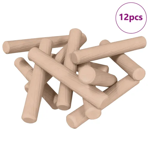 Drveni klinovi 12 kom. Smeđa Ø 6 x 40 mm Masivno drvo - Ø6 x 40 mm 12 kom Cijena