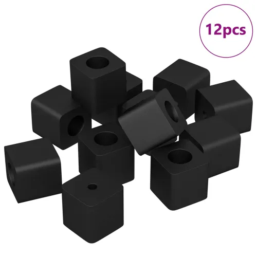 Držač ladice 12 kom. Crna 15 x 15 x 15mm PP kopolimer - 12 kom Cijena