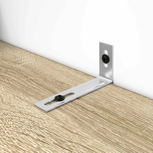 Nosač protiv prevrtanja 1268 Srebrno 74,5 x 15 x 32 mm Željezo - 18 kg (približno 1268 kom) Cijena
