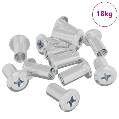 Sigurnosna matica 3673 kom. Nikla Čelik - M6 x 15 mm 18 kg (približno 3673 kom) Cijena