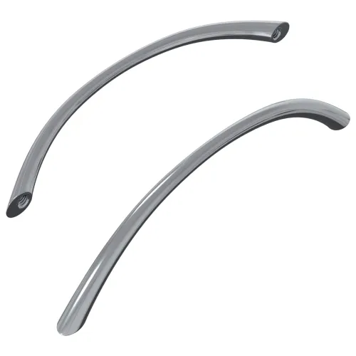 Drška 2 kom. Srebrno 107 x 3.6 x 23 mm Nehrđajući čelik - 2 kom Cijena