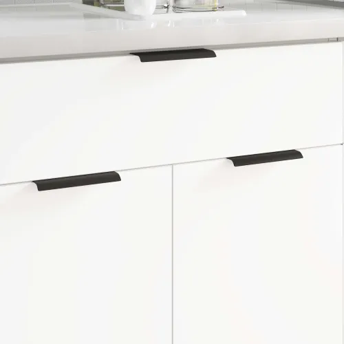 Drška 725 kom. Crna 120 x 39.6 x 17 mm Aluminij - 18 kg (725 kom) Cijena