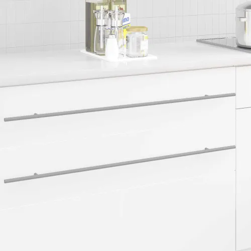 Drška za ormar 2 kom. Srebrno 900 mm Nehrđajući čelik - 2 kom Cijena