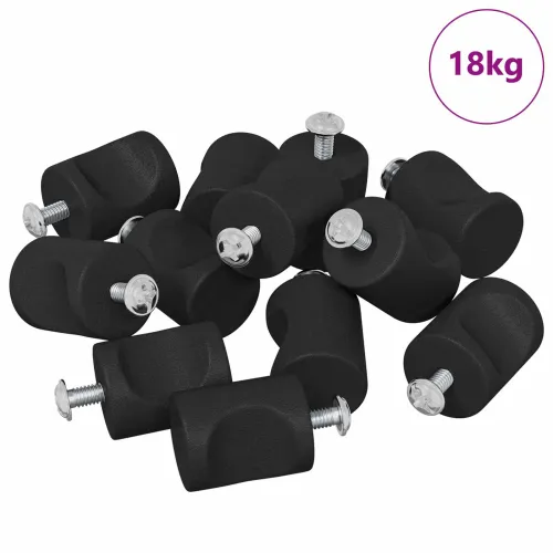 Kabinetski gumb 1011 kom. Crna Željezo - 18 kg (približno 1011 kom) Cijena