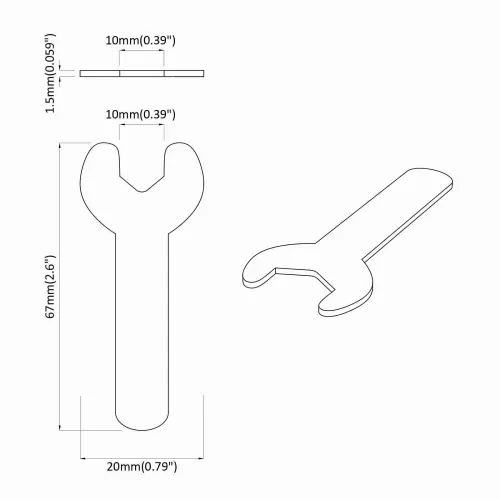 Odvijač 2027 kom. Srebrno 10 mm Željezo - 13 x 70 x 25 mm 18 kg (približno 2027 kom) Cijena