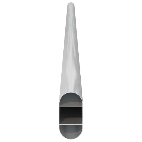 Cijev za ormar 12 kom. Srebrno 664 x 15 x 29 mm - 664 mm 12 kom Cijena
