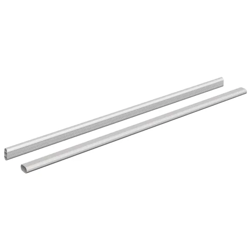Cijev za ormar 2 kom. Srebrno 764 x 15 x 29 mm - 764 mm 2 kom Cijena