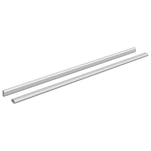 Cijev za ormar 2 kom. Srebrno 864 x 15 x 29 mm - 864 mm 2 kom Cijena