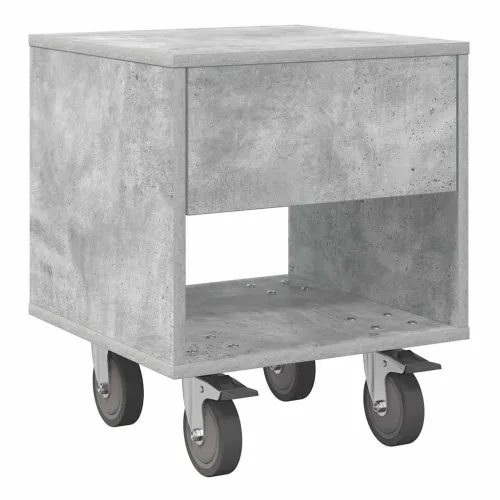 Noćni ormarić 2 kom. Betonski sivi 40,5 x 40 x 48 cm - Beton siva 2 Cijena