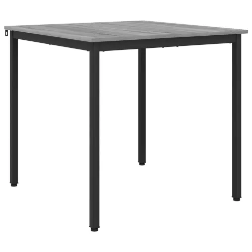 Blagovaonski stolovi 80 x 80 x 75 cm Konstruirano drvo - Sivi hrast sonoma 80 x 80 x 75 cm Cijena