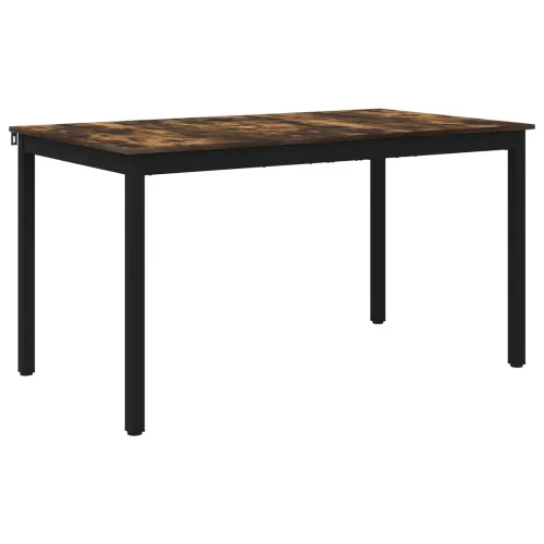 Blagovaonski stolovi 140 x 80 x 75 cm Konstruirano drvo - Dimljeni hrast 140 x 80 x 75 cm Cijena